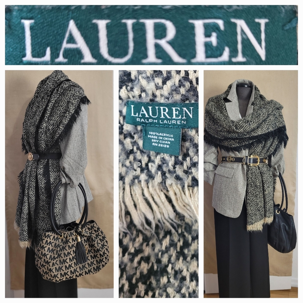 Ralph Lauren Scarf / 22 x 80 in